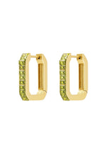 Load image into Gallery viewer, Baguette square hoops
