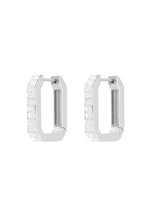 Load image into Gallery viewer, Baguette square hoops
