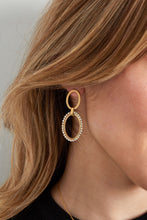 Load image into Gallery viewer, Double bubble long earrings
