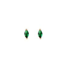 Load image into Gallery viewer, Mini marquise studs
