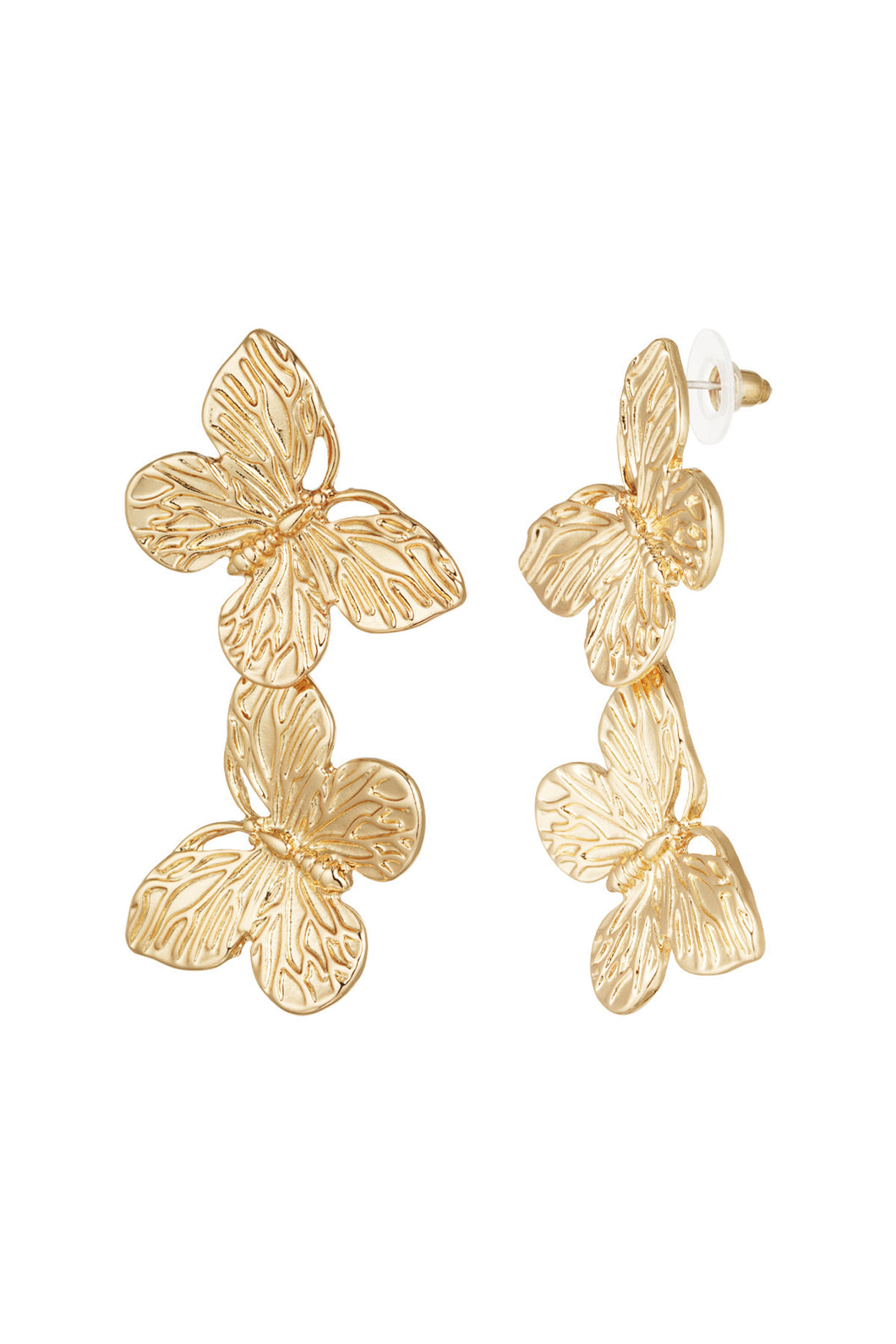 Long butterfly earrings