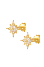 Load image into Gallery viewer, Northen Star studs - 925 Silver
