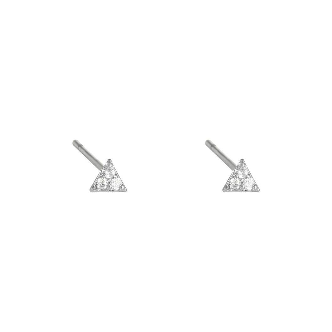 Mini triangle studs