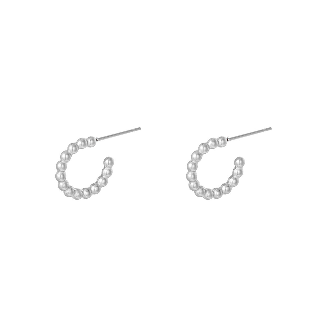 Small dot hoops