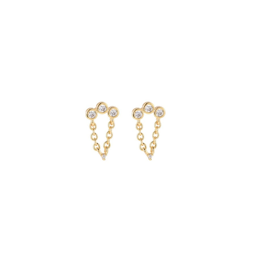 Hayley chain studs