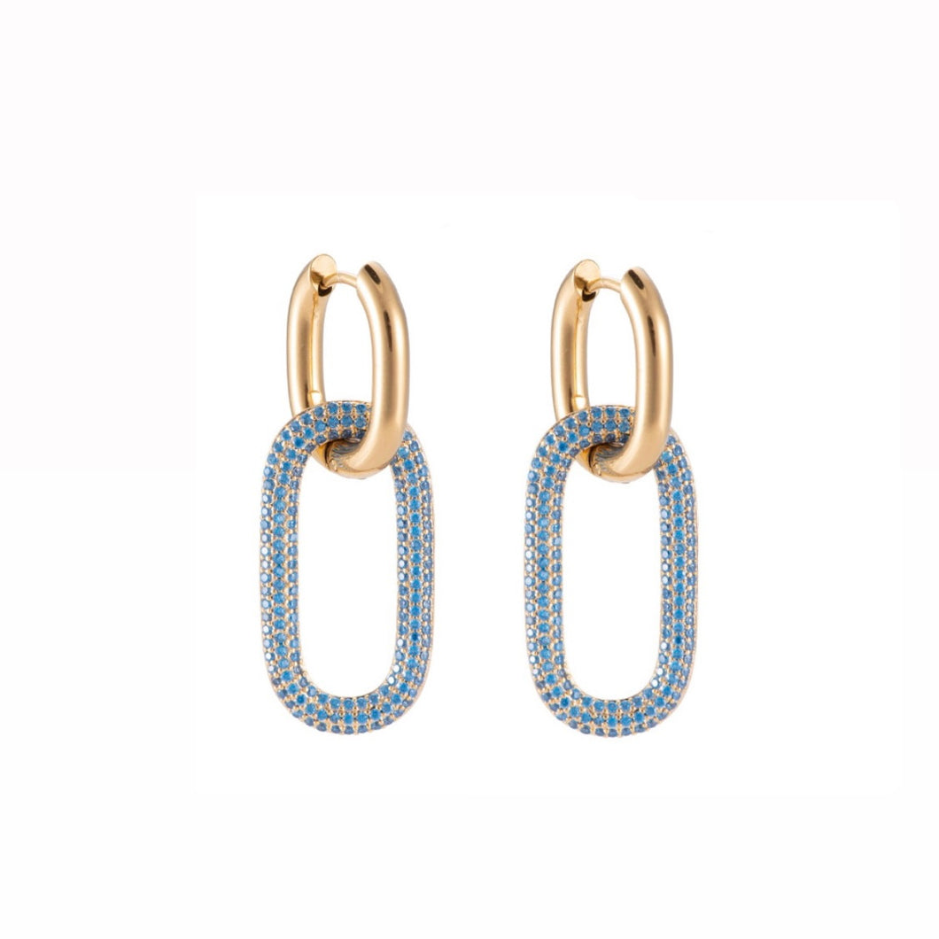 Duo square hoops