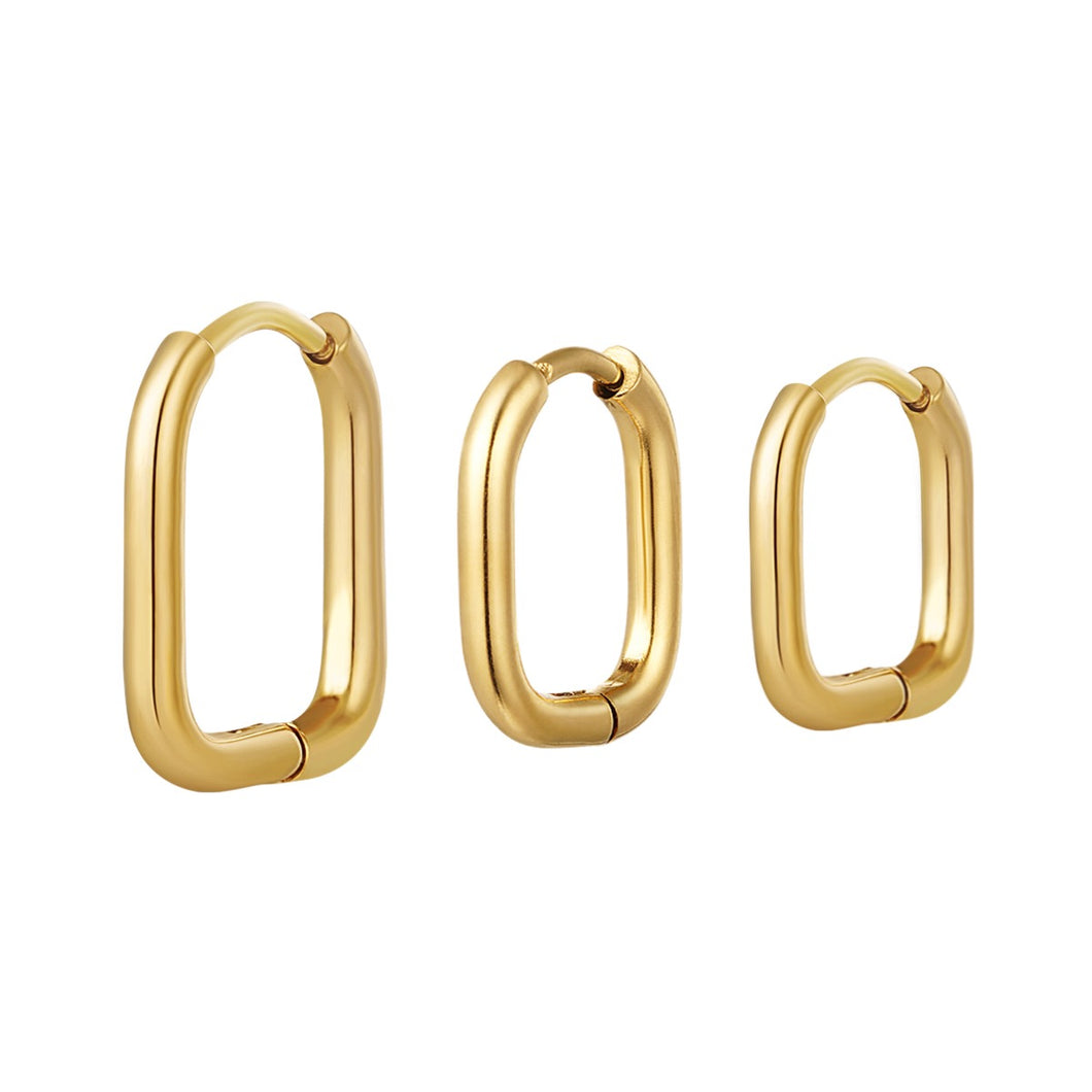 Set of square hoops