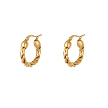Load image into Gallery viewer, Curled hoops - 2.4cm
