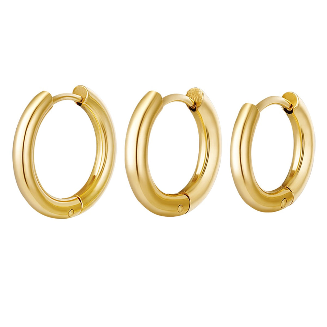 Set of creoles hoops